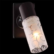 Бра со стеклянным плафоном 21130/1 хром/венге