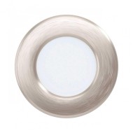 99136 Светодиод. встраив. светильник FUEVA 5, 2,7W (LED), Ø86, ET26, 300lm, 3000K, сталь, никель ма