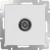 ТВ-розетка проходная  (белая) Werkel WL01-TV-2W