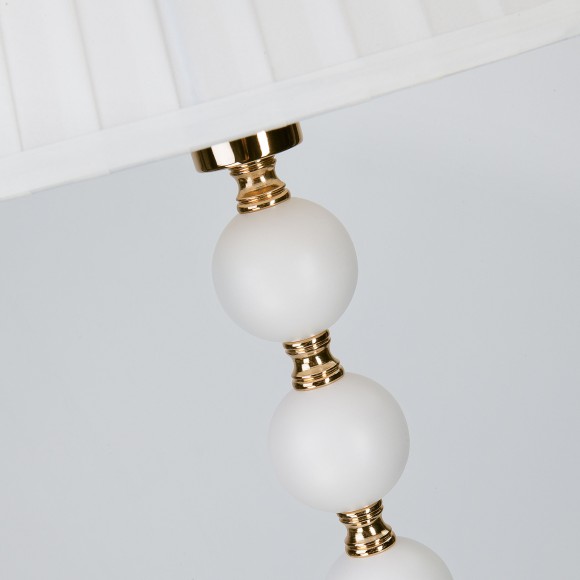 Торшер с абажуром 01058/1 белый