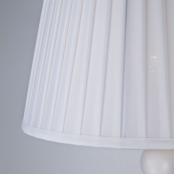 Торшер с абажуром 01058/1 белый