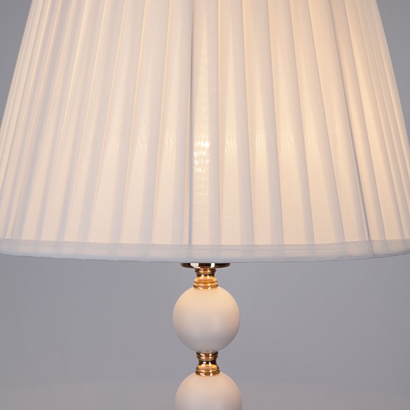 Торшер с абажуром 01058/1 белый