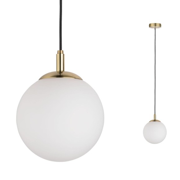 Cветильник подвесной Paulmann Urban Jungle Menja макс.20Вт IP20 E27 230В Белый/Латунь Стекло 79733