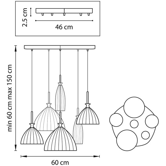 Подвес Lightstar Agola 810163 Подвес Lightstar Agola 810163