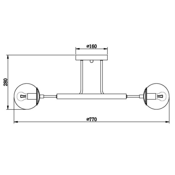 Потолочная люстра Vele Luce Intenso VL1413L08 Потолочная люстра Vele Luce Intenso VL1413L08