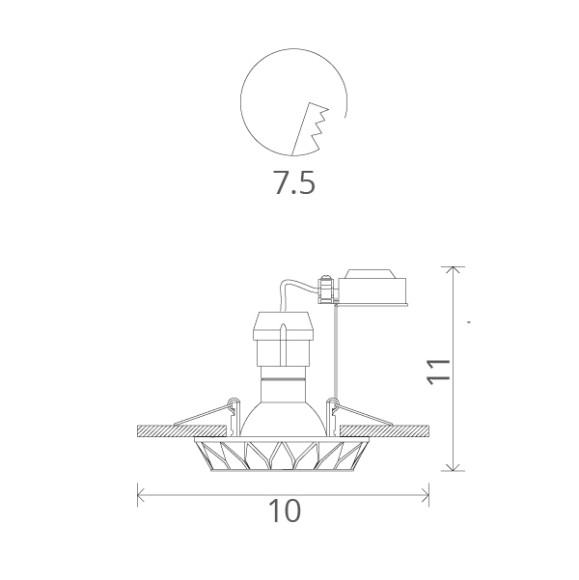 Бра Cratere a5253pl-1wc Arte Lamp Бра Cratere a5253pl-1wc Arte Lamp