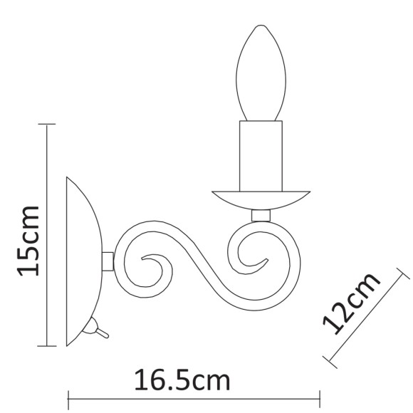 Бра Isabel a1129ap-1ab Arte Lamp