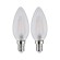 Светодиодная филаментная лампа Paulmann Свеча 3Вт E14 230В Матовый Теплый белый Комплект 2шт. 28636