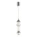 4827/18L PENDANT ODL21 007 хром/дымчатый/белый/прозрачный Подвес LED 18W BEANS