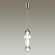 4827/18L PENDANT ODL21 007 хром/дымчатый/белый/прозрачный Подвес LED 18W BEANS