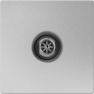 ТВ-розетка проходная (серебряный) Werkel WL06-TV-2W ТВ-розетка проходная (серебряный) Werkel WL06-TV-2W