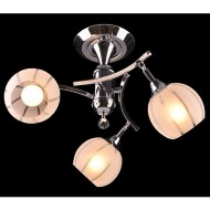 Люстра с поворотными плафонами 3353/3 хром/белый Люстра с поворотными плафонами 3353/3 хром/белый