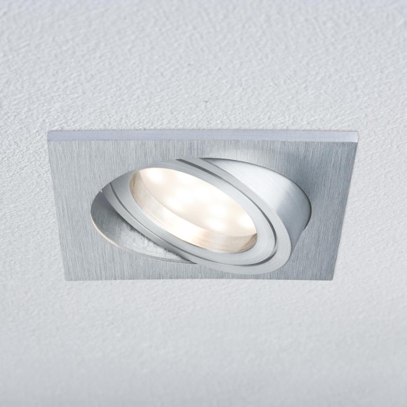 93971 EBL Set Coin LED dim eck schw 1x7W Al-ge 93971 EBL Set Coin LED dim eck schw 1x7W Al-ge