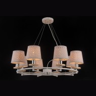 Подвесная люстра Natali Kovaltseva lisbon 81055-8c satin white