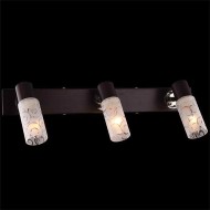 Бра со стеклянными плафонами 21130/3 хром/венге Бра со стеклянными плафонами 21130/3 хром/венге