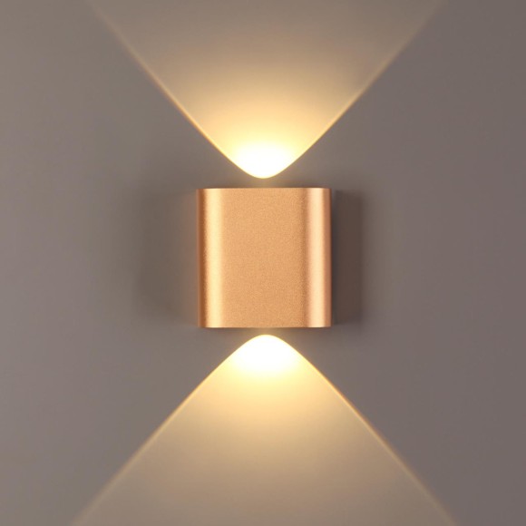 4212/2WL HIGHTECH ODL21 147 золот/металл Настен.светильник IP20 LED 2W 241Лм 3000K MAGNUM