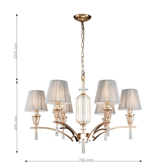 Подвесная люстра 2690-6P Sade Favourite Подвесная люстра 2690-6P Sade Favourite