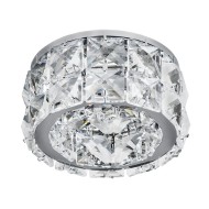 Светильник точечный встраиваемый декоративный под заменяемые галогенные или LED лампы Onda grande Lightstar 032804 Светильник точечный встраиваемый декоративный под заменяемые галогенные или LED лампы Onda grande Lightstar 032804