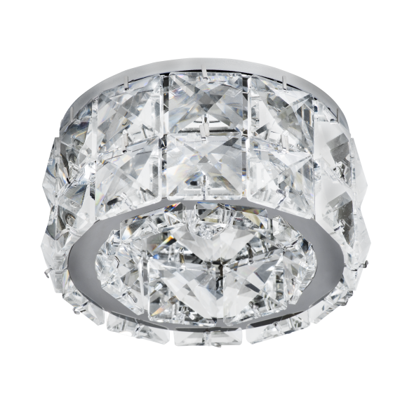 Светильник точечный встраиваемый декоративный под заменяемые галогенные или LED лампы Onda grande Lightstar 032804