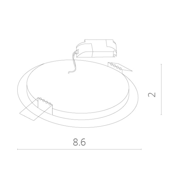 Точечный светильник Fine a2603pl-1wh Arte Lamp картинка 2