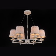 Подвесная люстра Natali Kovaltseva lisbon 81055-6c satin white