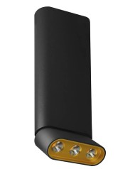 Светодиодный спот Lumien Hall Фергус 8005/3CL-BK-GD Светодиодный спот Lumien Hall Фергус 8005/3CL-BK-GD