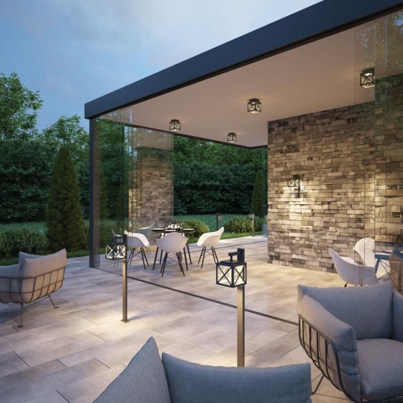 358449 STREET NT20 156 темно-серый Ландшафтн.потолочн.светильник IP54 LED 4000K 10W 100-240V DANTELA