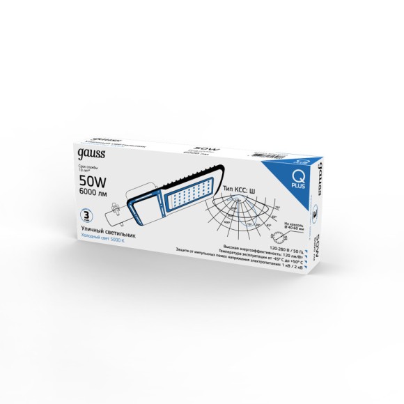 Консольный светильник Gauss 629535350 Консольный светильник Gauss 629535350