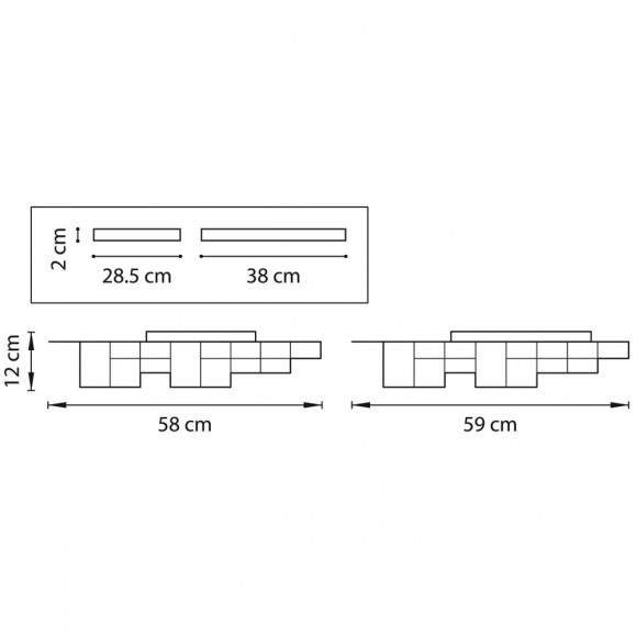 Потолочная светодиодная люстра Lightstar Favo 750121 Потолочная светодиодная люстра Lightstar Favo 750121