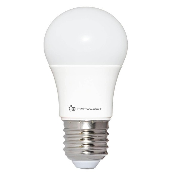 Лампа светодиодная Наносвет E27 7,5W 2700K матовая LC-P45-7.5/E27/827 L206