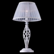 Настольная лампа 01002/1 белый с золотом