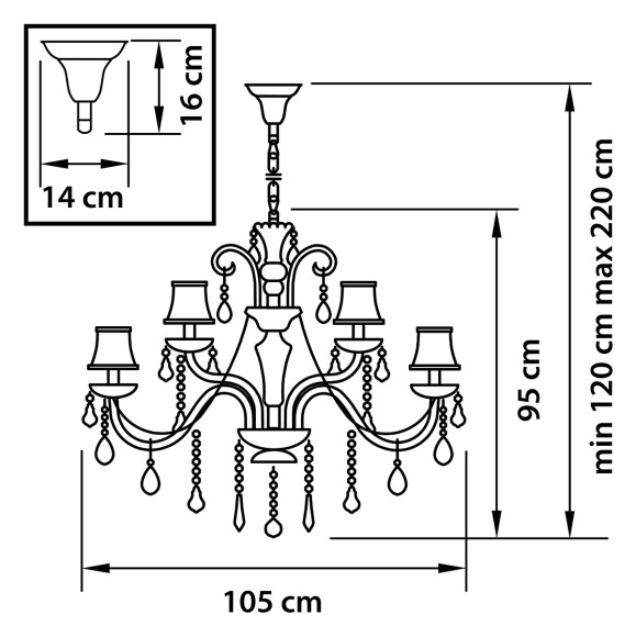 lightstar 715187 Чертёж lightstar 715187 Чертёж