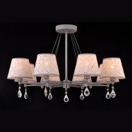 Подвесная люстра Natali Kovaltseva lisbon 81054-8c stain gray