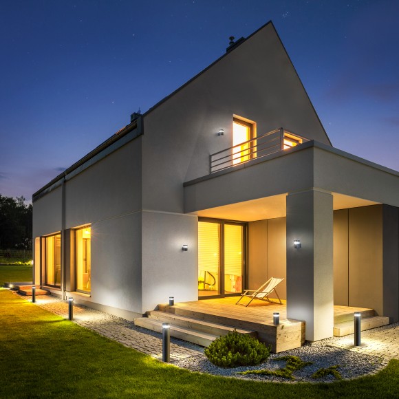 Уличный настенный светодиодный светильник Черный 1530 TECHNO LED Elektrostandard