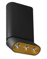 Светодиодный спот Lumien Hall Фергус 8005/3CM-BK-GD Светодиодный спот Lumien Hall Фергус 8005/3CM-BK-GD