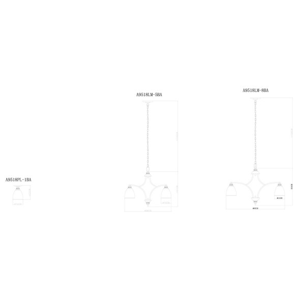 Люстра Bonito a9518lm-5ba Arte Lamp картинка 4