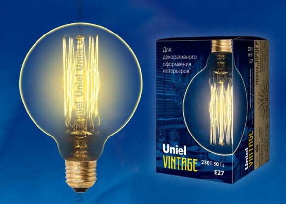 Лампа накаливания (UL-00000479) E27 60W золотистый IL-V-G95-60/GOLDEN/E27 VW01 Лампа накаливания (UL-00000479) E27 60W золотистый IL-V-G95-60/GOLDEN/E27 VW01