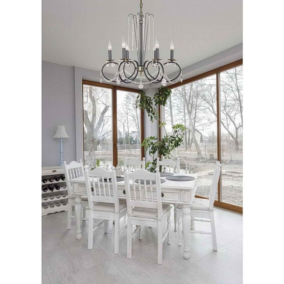 Подвесная люстра Arti Lampadari Casabona E 1.1.6.501 B