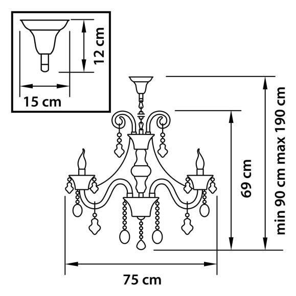 lightstar 710082 Чертёж