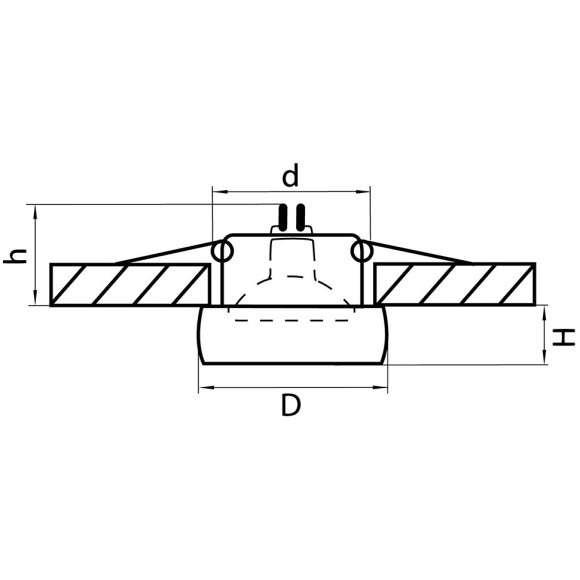 Светильник точечный встраиваемый декоративный Lightstar Tondo 006204