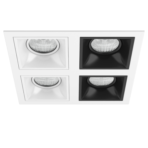 Комплект из светильников и рамки DOMINO Domino Lightstar D54606060707 Комплект из светильников и рамки DOMINO Domino Lightstar D54606060707