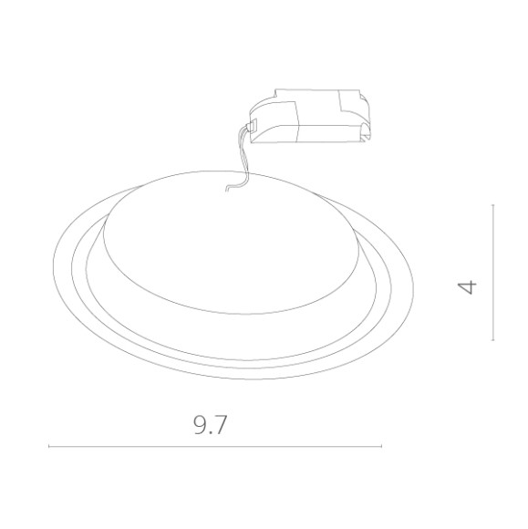 Бра Raggio a4205pl-1wh Arte Lamp картинка 3