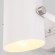Настенный светильник с поворотным плафоном 20093/1 белый/сатин никель