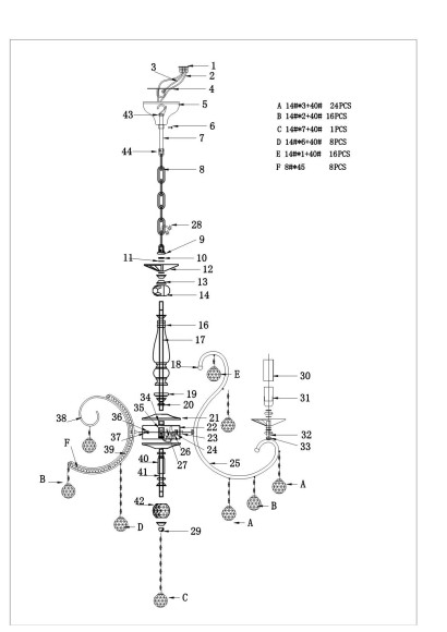 Люстра Подвесная Elegante 708084 Osgona Инструкция Люстра Подвесная Elegante 708084 Osgona Инструкция