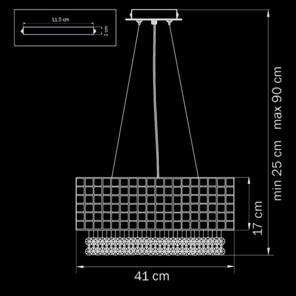 Подвесная люстра Lightstar Bezazz 743164 Подвесная люстра Lightstar Bezazz 743164