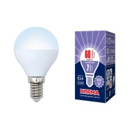 Лампа светодиодная (UL-00003818) E14 7W 6500K матовая LED-G45-7W/DW/E14/FR/NR Лампа светодиодная (UL-00003818) E14 7W 6500K матовая LED-G45-7W/DW/E14/FR/NR