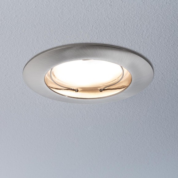 93976 Светильники EBL Set Coin LED rund st 3x6,8W Eis-g