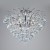 Потолочная люстра с хрусталем 3299/6 хром / прозрачный хрусталь