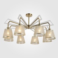 Потолочная люстра с поворотными рожками 60082/8 золотая бронза Потолочная люстра с поворотными рожками 60082/8 золотая бронза