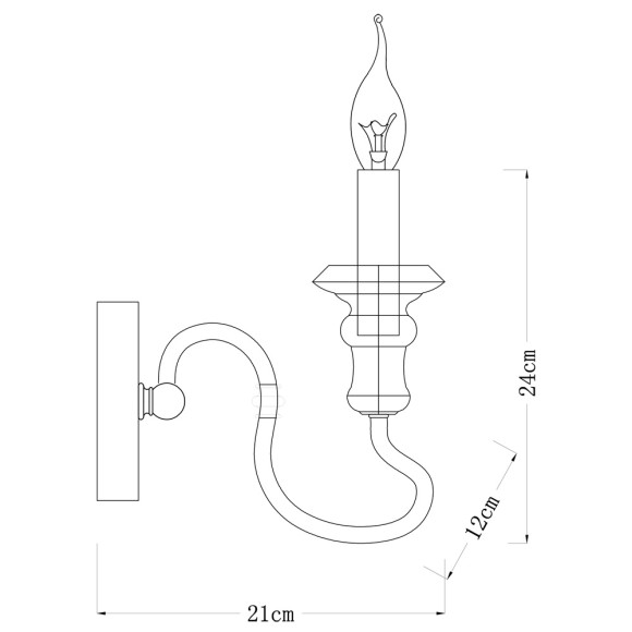 Бра Woodstock a1700ap-1br Arte Lamp Бра Woodstock a1700ap-1br Arte Lamp